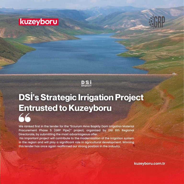 Proiectul Strategic de Irigații al DSİ, încredințat companiei Kuzeyboru