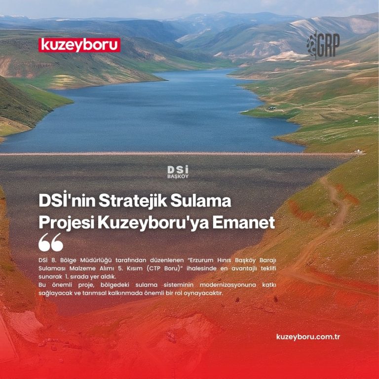 Le projet stratégique d’irrigation de la DSİ est confié à Kuzeyboru