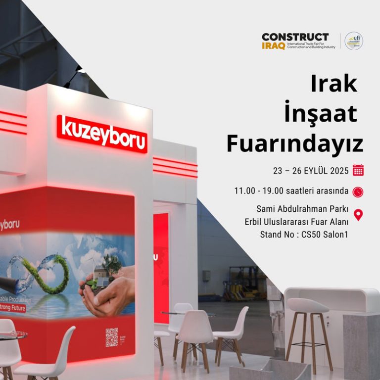 Irak İnşaat Fuarı’nda Yerimizi Aldık!