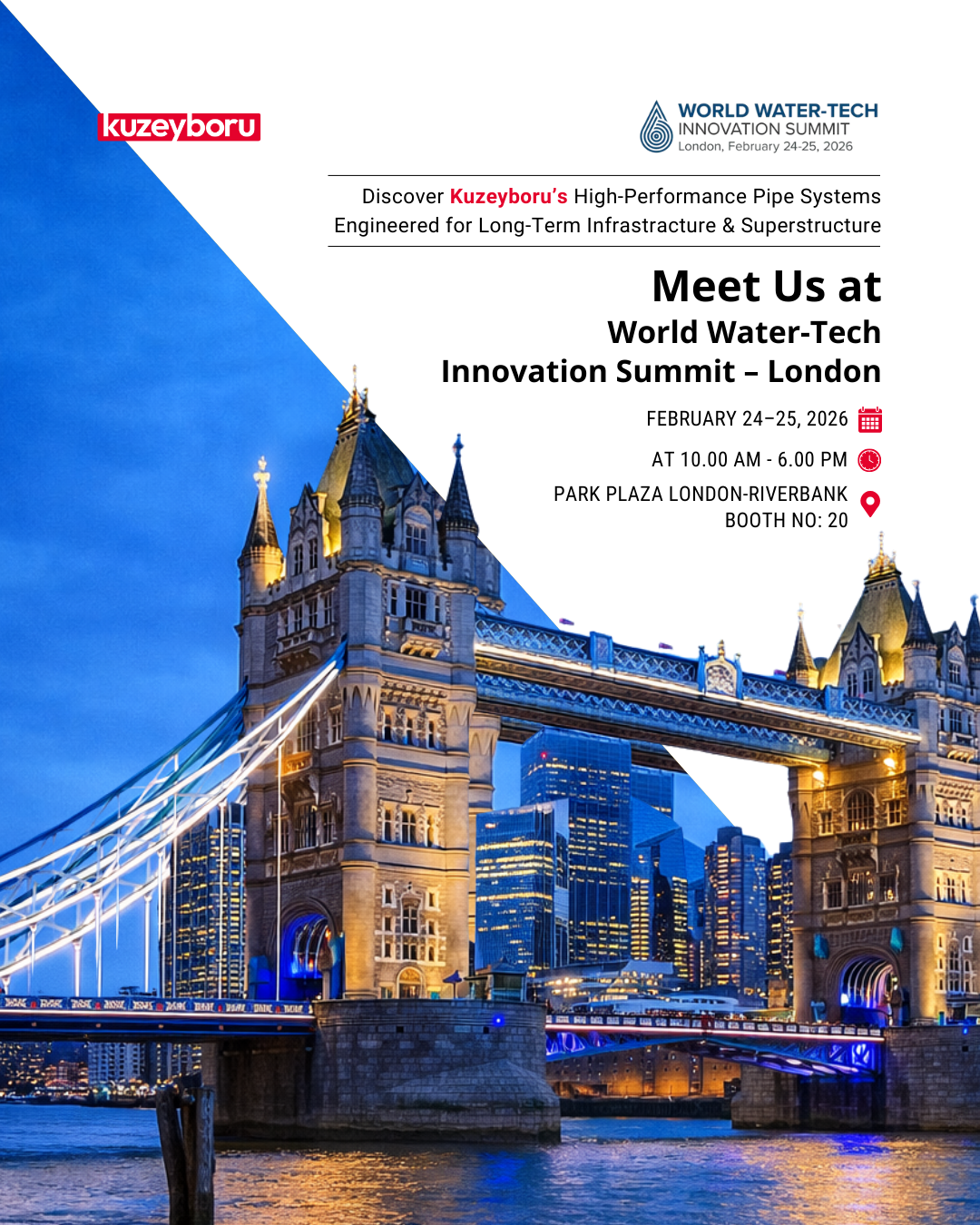 Nous avons participé au World Water-Tech Innovation Summit ! 1 Kuzeyboru - 1080 1350