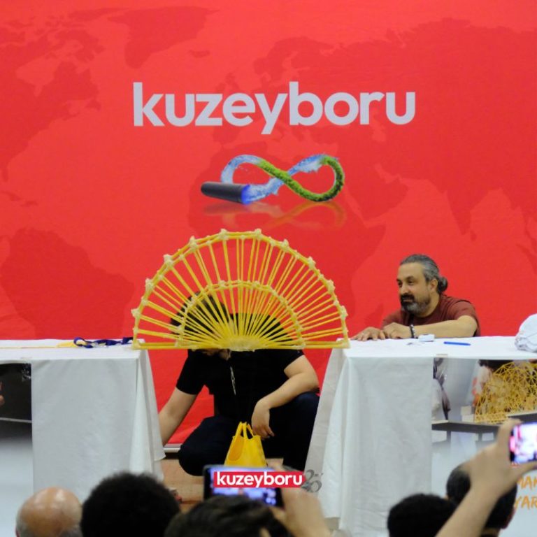 Kuzeyboru 8. Çubuk Makarna Köprü Yarışması Tamamlandı.