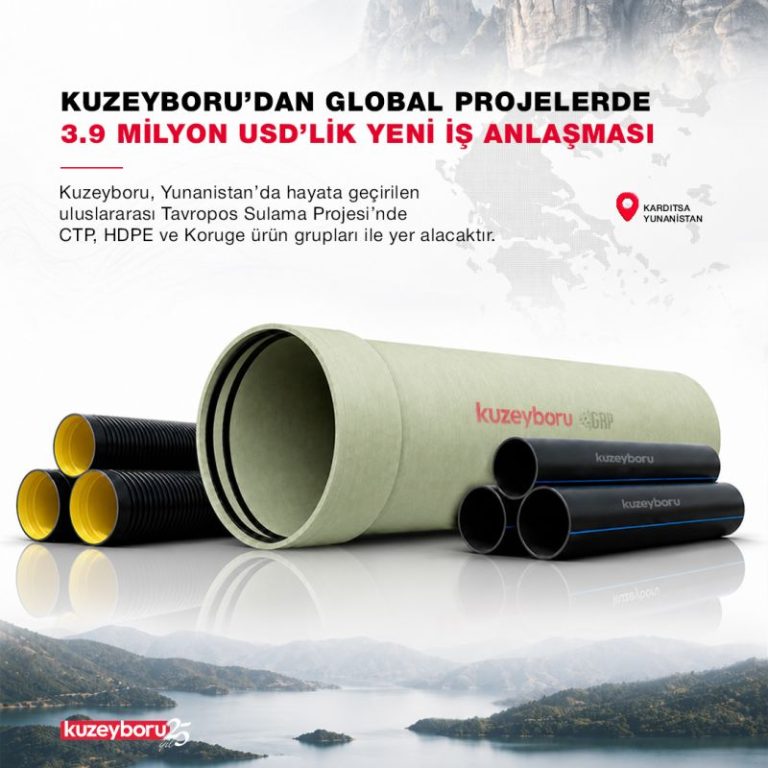 Yunanistan’ın Dev Sulama Projesinde Kuzeyboru İmzası